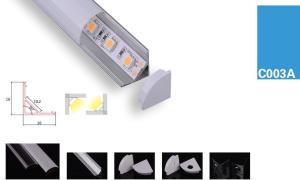 Wholesale Optional PC Cover Heat Resistant LED Strip Aluminium Extrusion Profile For Housing from china suppliers