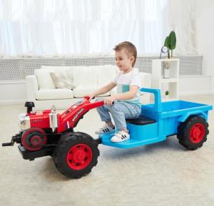 Wholesale 2022 12v Electric Kids Ride On Car with Plastic Tractor Toy Battery Included from china suppliers