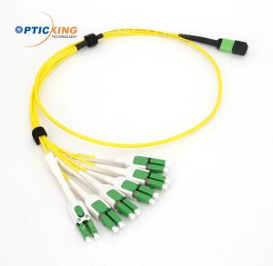 Wholesale OPTICKING MPO/MTP To LC Breakout Cable SM MM Fiber Type from china suppliers