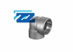 90 Degree Socket Weld Steel Pipe Elbow 3 " 6000 LB SS 316 ASME B16 11 Galvanized