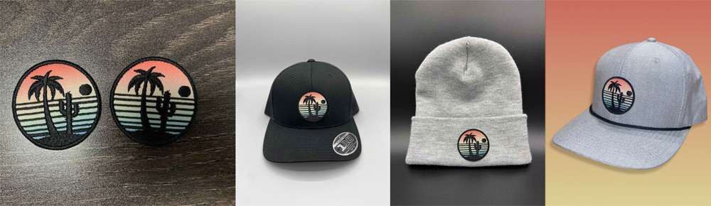 3D Iron On Heat Transfer Patches For Clothes Merrowed Border