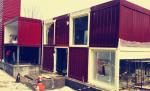 Galvanized Flexible Steel Container Houses , Commercial Steel Storage Container
