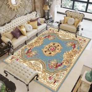 Wholesale Retro Style European Polyester Fiber Living Room Floor Carpet Special Style from china suppliers