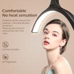 60W LED half moon light With Stand Phone Holder For Makeup Beauty Salons Eyebrow