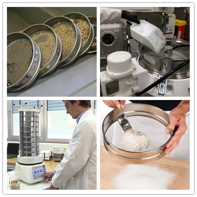 Custom Graded Screening Stainless Steel Fine Mesh Laboratory Test Sieve