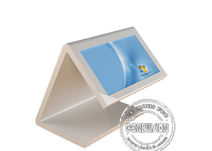 32 Inch Floor Standing Touch Screen Kiosk Windows System Intel I5 Networking Remote Managing