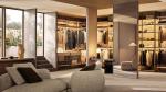Customized Champagne Wardrobe with Class Doors Tailored Closet