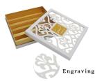 luxury presentation cigar chocolate rigid wholesale packaging paper box factory