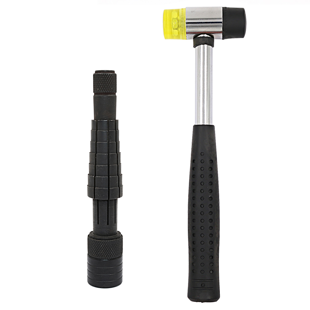 Dual Head Plastic And Rubber Hammer Metal Mallet For Jewelers