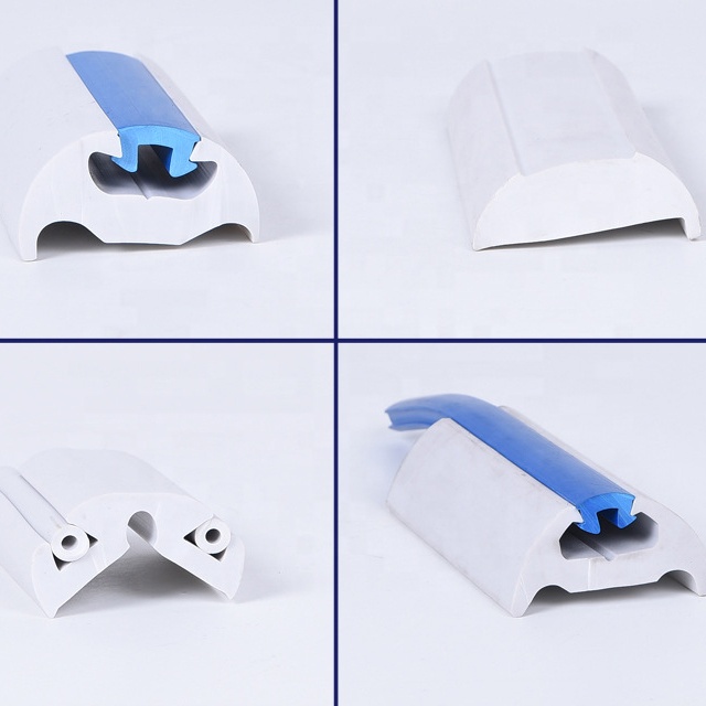 Marine Dock Protection Customized P Type Dock Bumpers with Protectors and Rubrails