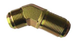 Wholesale American Adapters Hydraulic Pipe Fittings 45 Degree JIC Male Hydraulic Flared 6J4 Seires from china suppliers