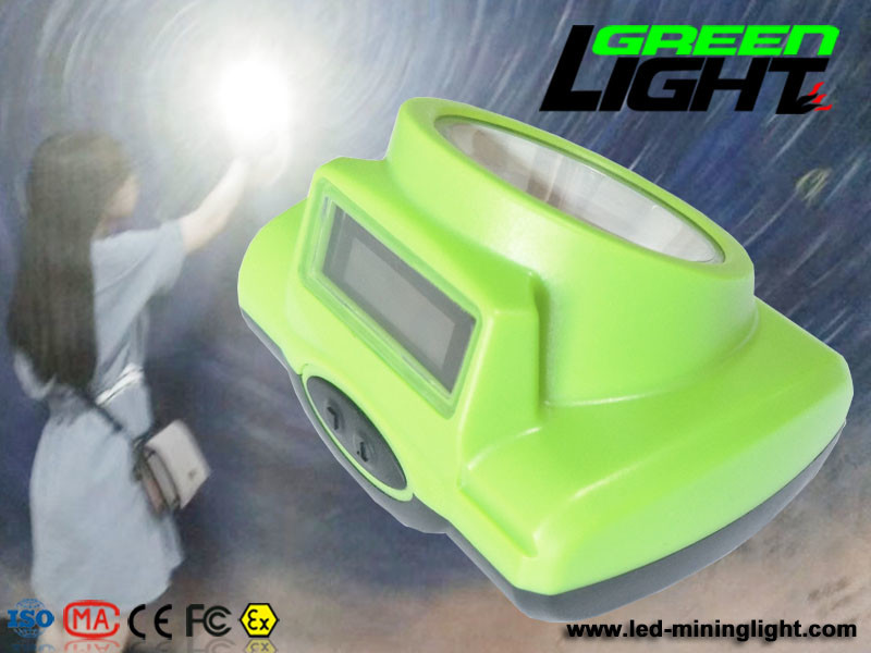 ATEX 13000lux LED Miner Cap Lamp 240lum For Industrial Mining Lighting