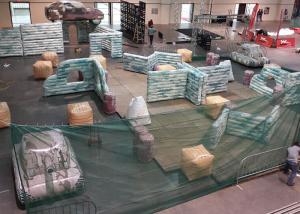 Wholesale PVC Material Iinflatable Tank Bunkers Paintball , Inflatable Sports Games Paintball Bunkers from china suppliers