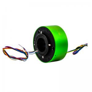 Wholesale 6 Circuits Through Hole Slip Ring Transmitting 5A Current In 360 Degree Continuous Rotation from china suppliers