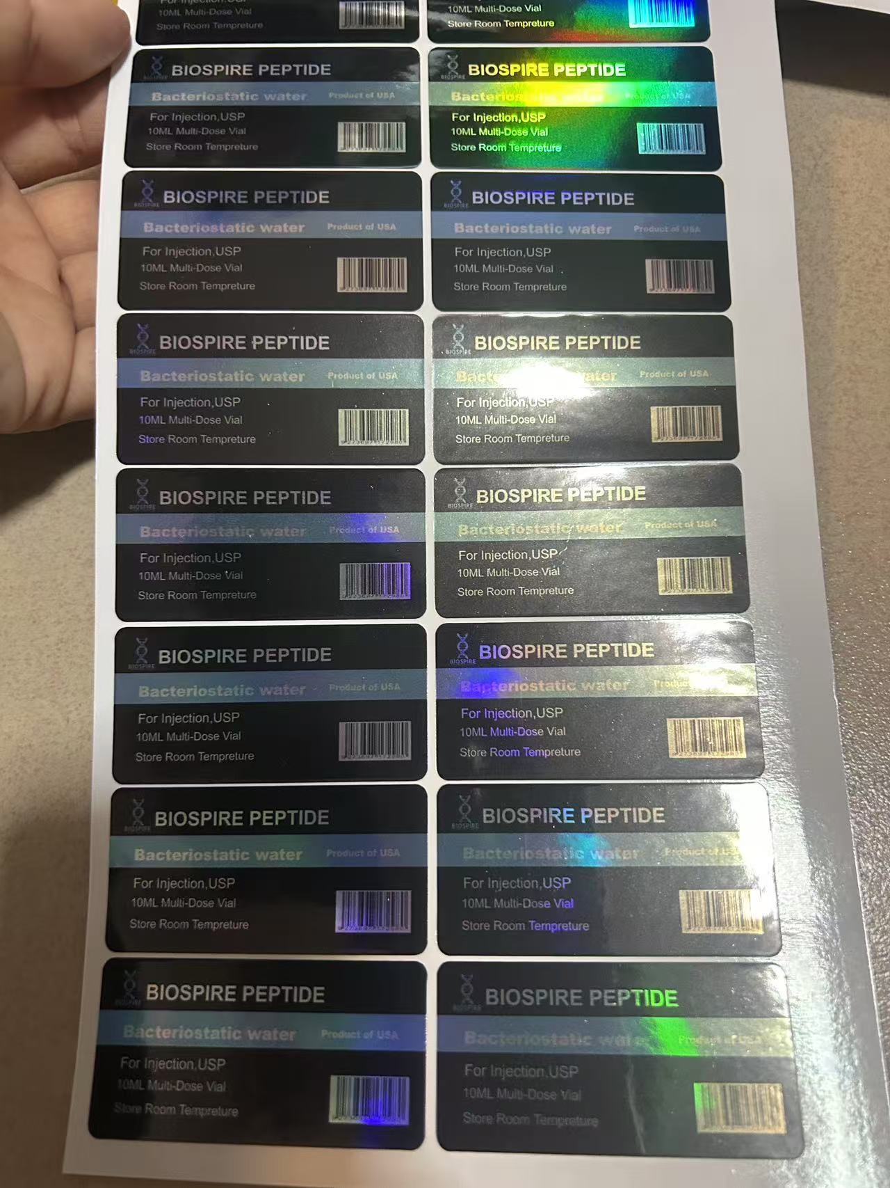 Ipamorlin 2mg Peptide laser materail 2ML 3ML Vial BOTTLE Labels