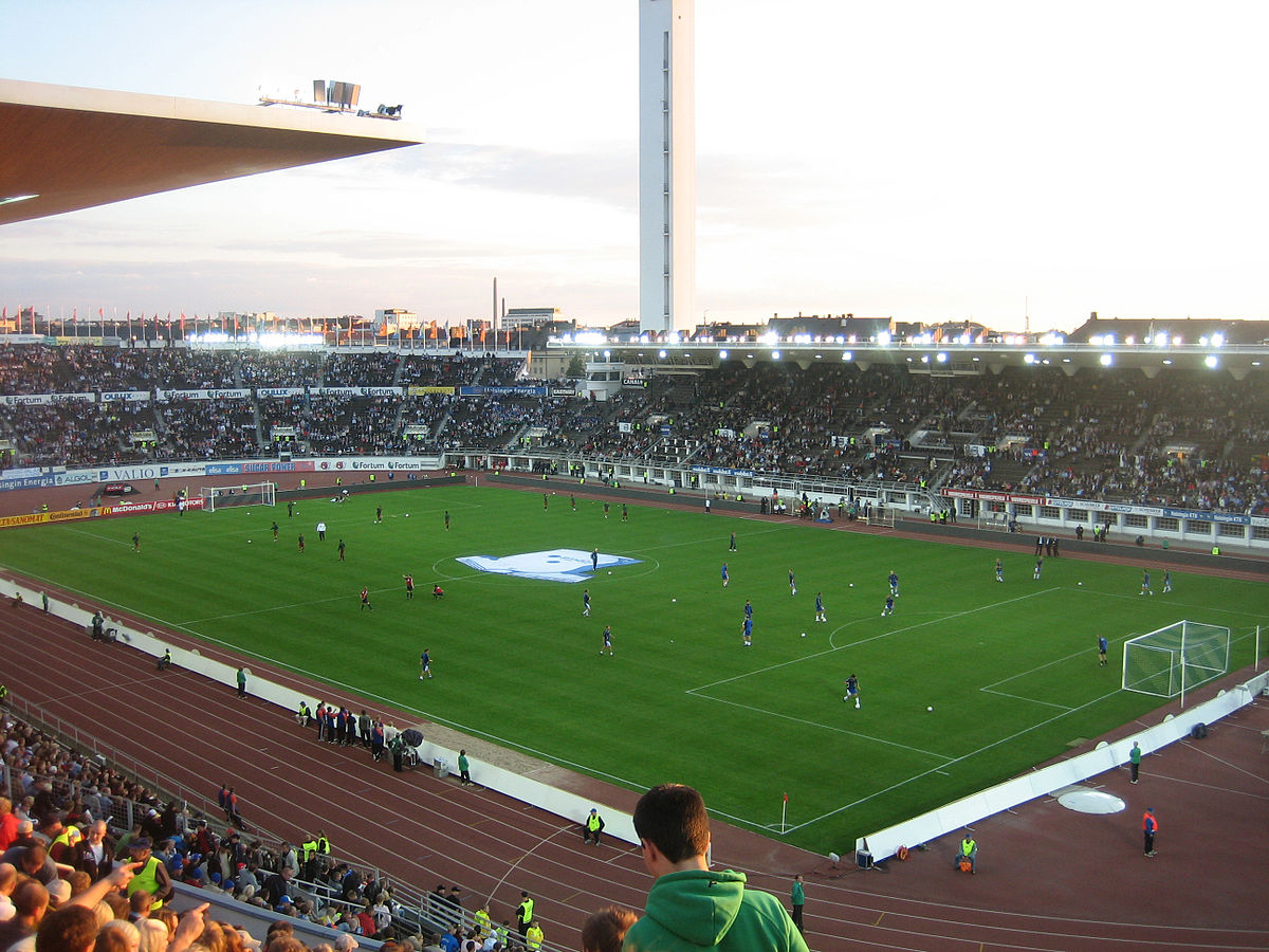 Outdoor Fake Grass Football Field For 11 People Standard Game Stadium