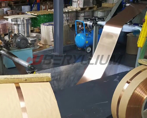 C17410 Copper Beryllium Strips 0.1mmx200mmx1000mm High Yield Fatigue Strength