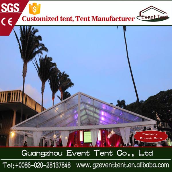 Romantic Aluminium Frame Transparent Wedding Party Tent 100km/H