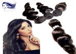Free Shedding Human Brazilian Hair Extensions Natural Double / Strong Weft