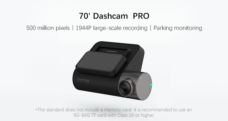 Global Version Original 70Mai Dashcam PRO 24 Hour Monition 70 MAI Car DVR Pro Driving Video Recorder