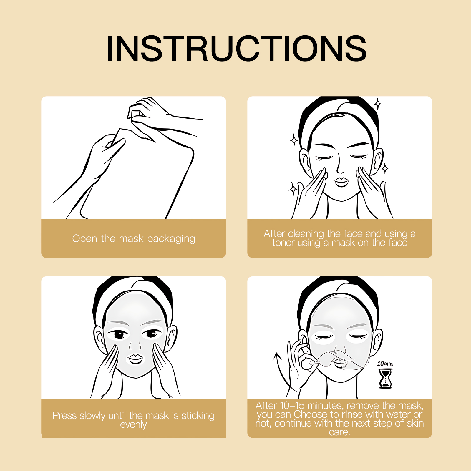 Royal Firming Effective Anti-oxidation and Anti-aging Mask Hydrating Caviar Facial Mask