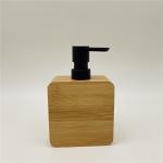 square rounded corners Bamboo Bathroom Accessories toilet accessories set