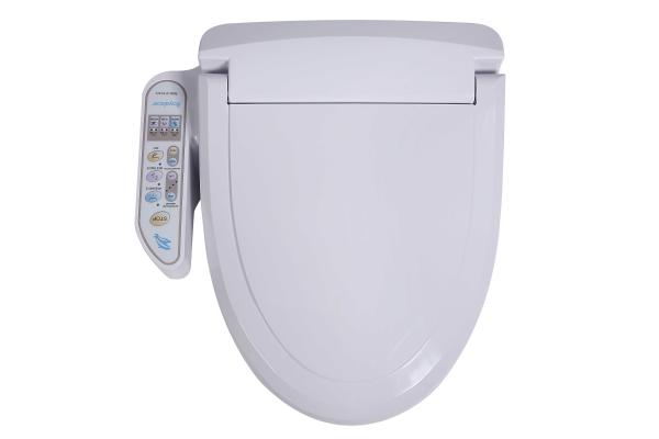 Elongated Electric Intelligent Toilet Seat Cover Dual Nozzles Design Energy