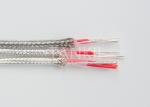 Type 24 Gauge Thermocouple Wire Glass On Glass With Stainless Braid Sheath