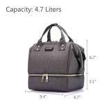 Ergonomic Mini Insular Baby Bag Thermal Insulated Withcooler Compartment