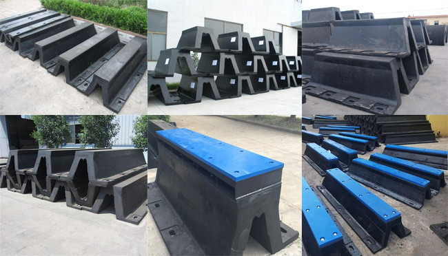 Marine Structures Protection Rubber Boat Fenders V Shape Bumper Dock