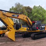 Tracked 200Kw Used CAT 336D Excavator Earthmoving 36Ton Digger Machine