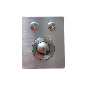 Wholesale 25.0mm Stainless Steel Optical Trackball Mouse With 2 Metal Buttons from china suppliers