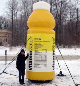 Wholesale inflatable advertising giant juice bottle / inflatable promotion products from china suppliers