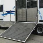 20mm Thick Rubber Moulded Trailer Ramp Mat Black Rubber Mat For Animal