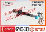 095000-7800 For TOYOTA Diesel Fuel Injector 23670-30310 23670-39285