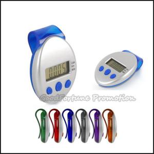 Wholesale hot sale promotional ABS portable waist clip hanging pedometer gift printed logo from china suppliers