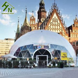 Wholesale 12mm Thickness Heat Insulation Round Dome Tent Galvanized Steel Frame Yurt from china suppliers