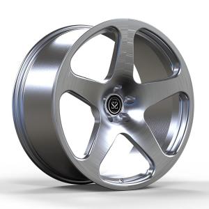 Wholesale Grey Brushed 1 Piece Forged Monoblock Rims 9.5Jx21 ET31 5x112 For Audi Q7 from china suppliers