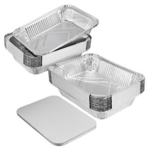 Wholesale OEM Aluminium Foil Takeaway Containers 450ml Aluminum Food Tray from china suppliers