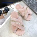 EUR36 - 41 Warm Furry Luxury Fur Slippers For Women