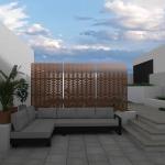 Garden Decorative Aluminium Fencing Trellis Soundproof Privacy Fence