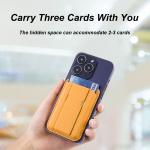 Vegan Leather Magsafe Wallet Slim Durable And Eco Friendly Phone Stand