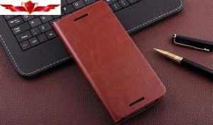 Wholesale HTC M8 PU Card Holder Leather Cases Ultra Thin Multi Color Accurate Holes Design from china suppliers