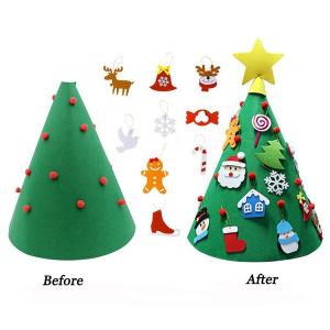 Wholesale 70cm Height DIY Handcrafted Christmas Decorations Home Artificial Tree Ornaments from china suppliers