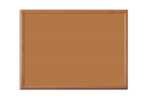 Wholesale Factory Wholesale Price 60x40cm Framed Cork Memo Board For School Use at Nature Cork Color from china suppliers