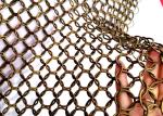 Stainless Steel Ring Mesh Drapery 1.2MM X10MM Used Window Treatments , Backdrops
