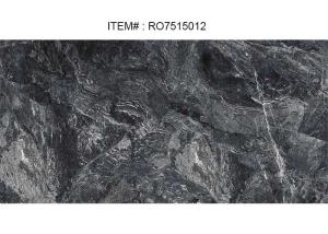Wholesale 750 x 1500 x 10 MM Stone Ceramic TilesHoned Finish Black Color Porcelain Tile from china suppliers