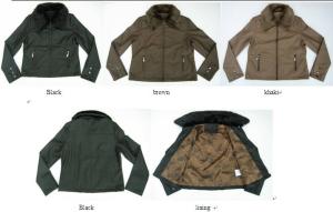 Wholesale Apparel ladies fashion pu jackets stock (coats,blouzes,tops) from china suppliers