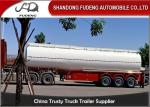 Aluminum 28t Capacity 45000 Liters Fuel Tanker Semi Trailer