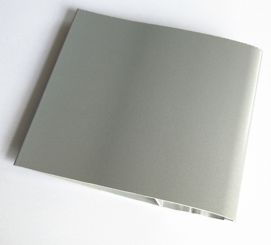 Silvery Powder Painted Exhaust Fan Blades / Aluminum Extrusion Profiles